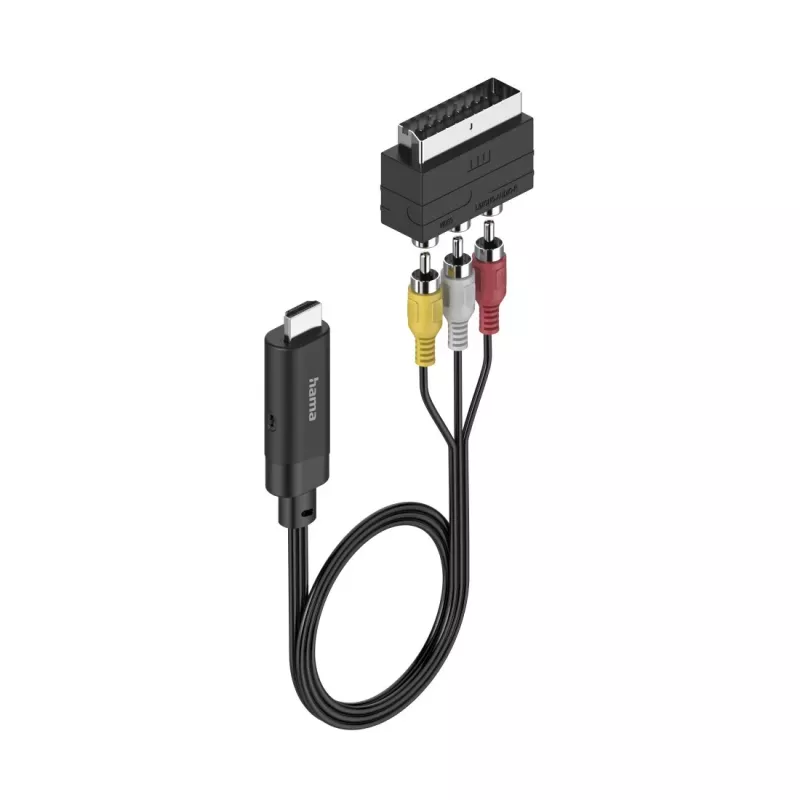 Hama 00205775 kabel wideo adapter HDMI Typ A (Standard) SCART (21-pin) Czarny