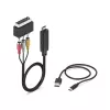 Hama 00205775 kabel wideo adapter HDMI Typ A (Standard) SCART (21-pin) Czarny