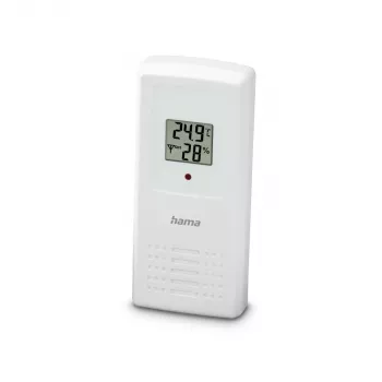 Hama 00222244 cyfrowa stacja pogodowa biała bateria