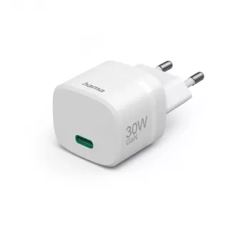 Hama 00201964 ładowarka do urządzeń mobilnych Smartfon, Tablet, Powerbank, Zestaw słuchawkowy Biały AC Szybkie ładowanie Do użytku wewnętrznego