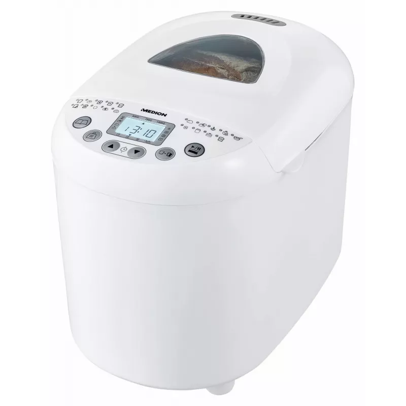 Maszyna do chleba MEDION MD 11011 550 W Biała 1 kg Cyfrowy timer