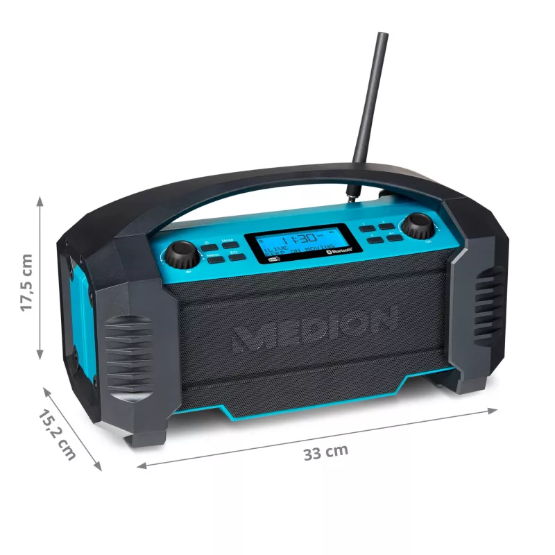 MEDION LIFE E66050 Worksite Analogowe i cyfrowe Czarny, Niebieski