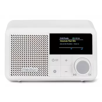 MEDION LIFE S66822 Przenośne radio cyfrowe białe