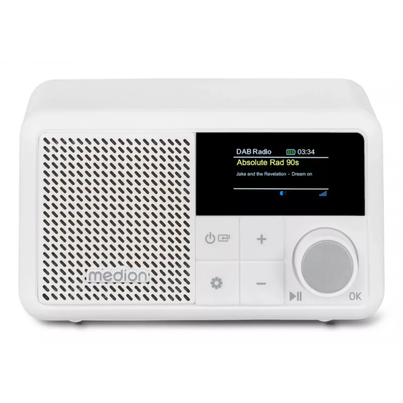 MEDION LIFE S66822 Przenośne radio cyfrowe białe