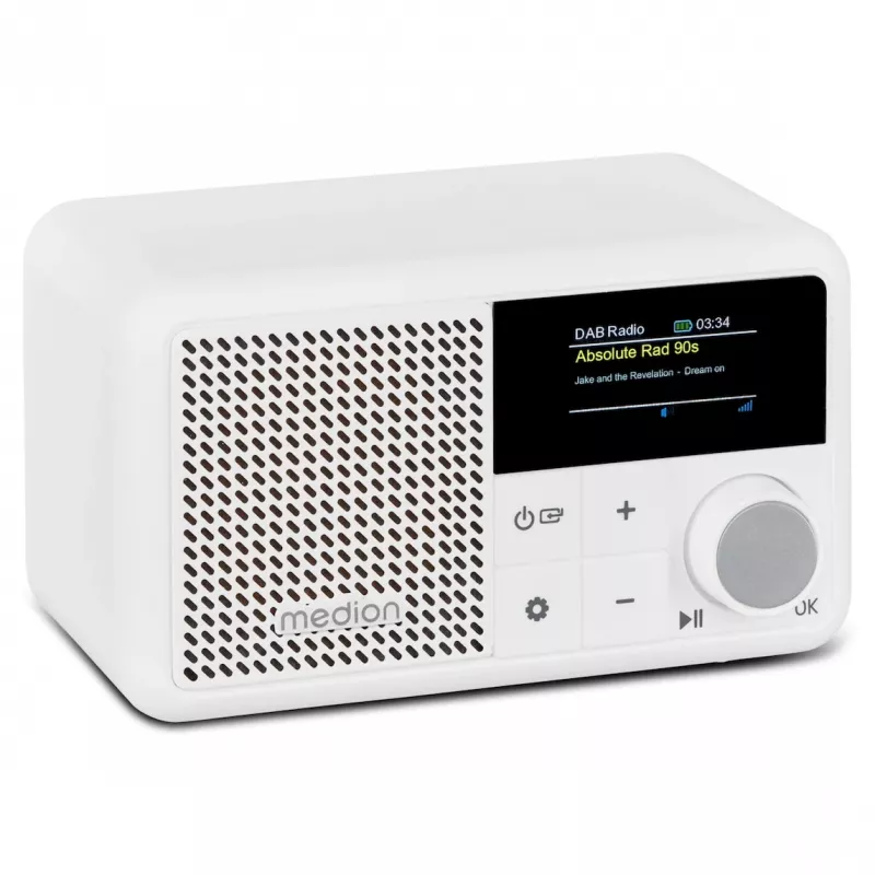 MEDION LIFE S66822 Przenośne radio cyfrowe białe