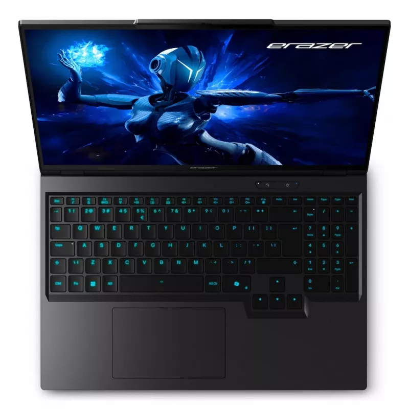 Laptop ERAZER Beast 16 X1 Intel Core Ultra 9 275HX 40,6 cm (16 cali) Quad HD+ 32 GB DDR5-SDRAM 2 TB SSD NVIDIA GeForce RTX 5080 Wi-Fi 6E (802.11ax) Windows 11 Home Czarny