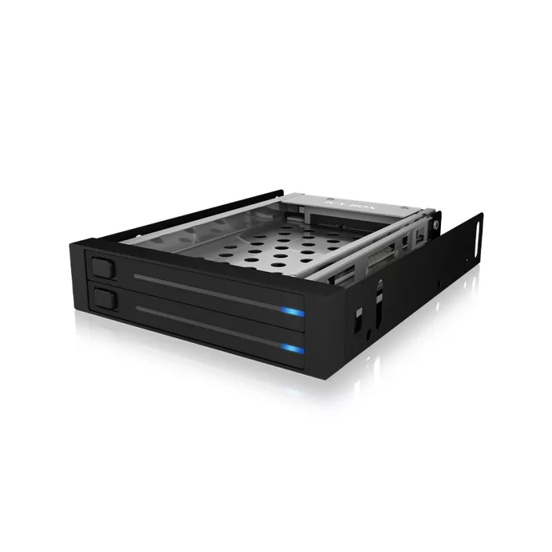 ICY BOX IB-2226StS 8.89 cm (3.5 cala) tacka na dysk Czarny