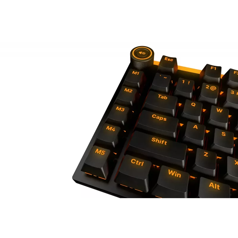 be quiet Light Mount Silent Tactile FR ISO klawiatura Gaming USB AZERTY French Czarna