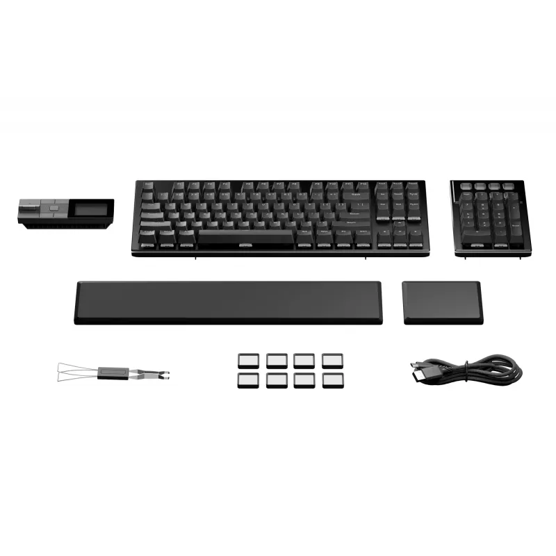 be quiet Dark Mount Silent Linear FR ISO klawiatura Gaming USB AZERTY francuski Czarny