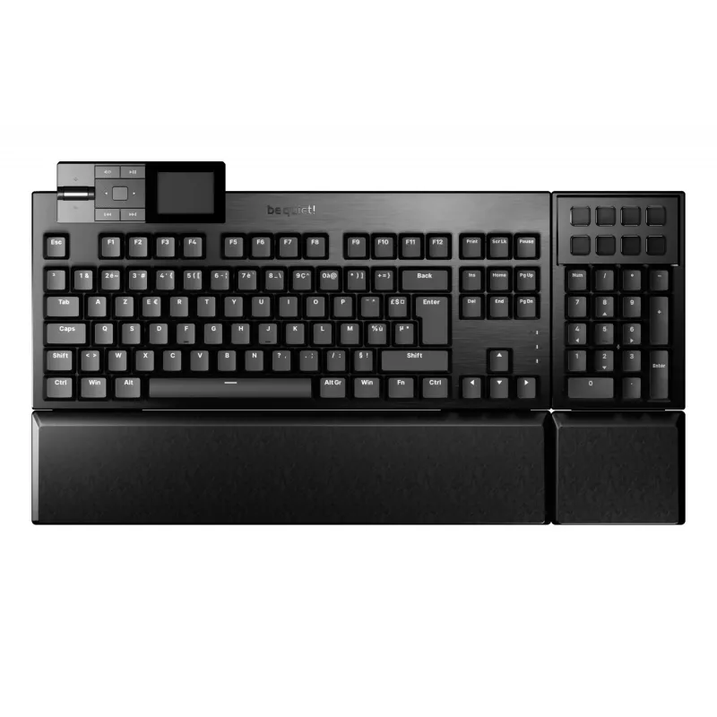 be quiet Dark Mount Silent Tactile FR ISO klawiatura Gaming USB AZERTY French Czarny