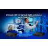 Przedłużacz KVM ATEN True 4K DP/HDMI Optical KVM 300m – Nadajnik i Odbiornik, DisplayPort/HDMI, USB, 300 m