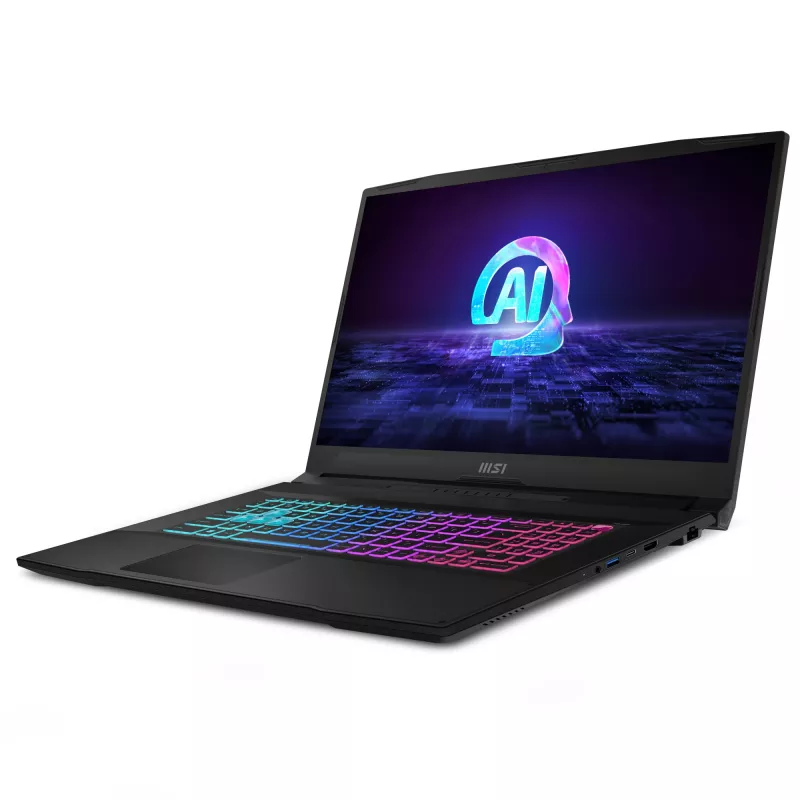 MSI Katana A17 AI B8VF-835NL AMD Ryzen™ 9 8945HS Laptop 43,9 cm (17,3 cala) Full HD 16 GB DDR5-SDRAM 1 TB SSD NVIDIA GeForce RTX 4060 Wi-Fi 6E (802.11ax) Windows 11 Home Czarny
