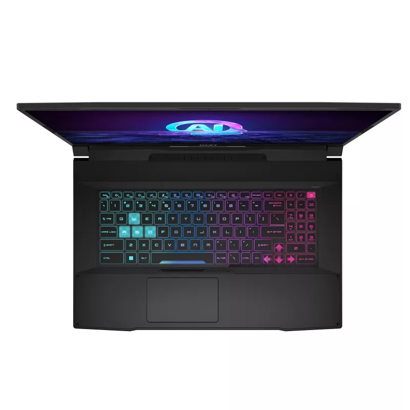 MSI Katana A17 AI B8VF-835NL AMD Ryzen™ 9 8945HS Laptop 43,9 cm (17,3 cala) Full HD 16 GB DDR5-SDRAM 1 TB SSD NVIDIA GeForce RTX 4060 Wi-Fi 6E (802.11ax) Windows 11 Home Czarny
