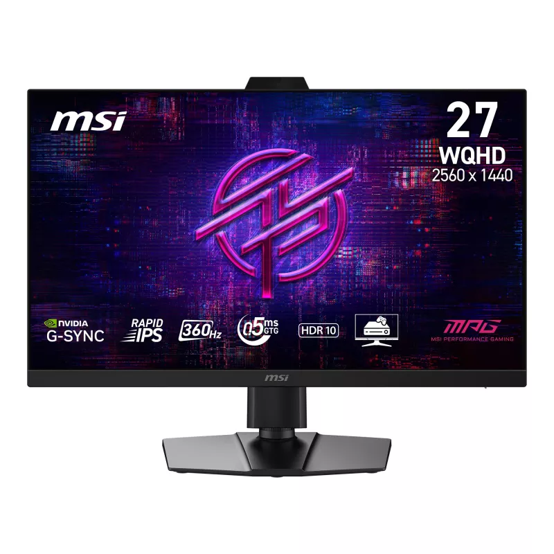 27-calowy monitor gamingowy MSI MPG 272QRF X36 — 2560×1440 WQHD, Rapid IPS, 0,5 ms, 400 cd/m², hub USB 2.0, VESA, regulacja wysokości