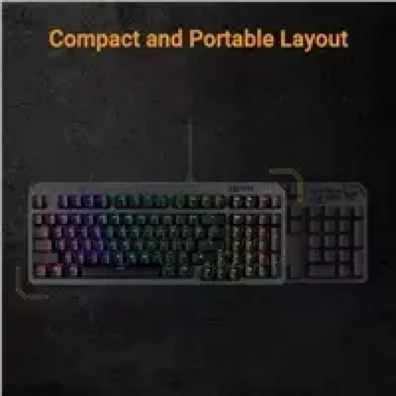 Mechaniczna klawiatura gamingowa ASUS TUF Gaming K3 Gen II RGB podświetlana
