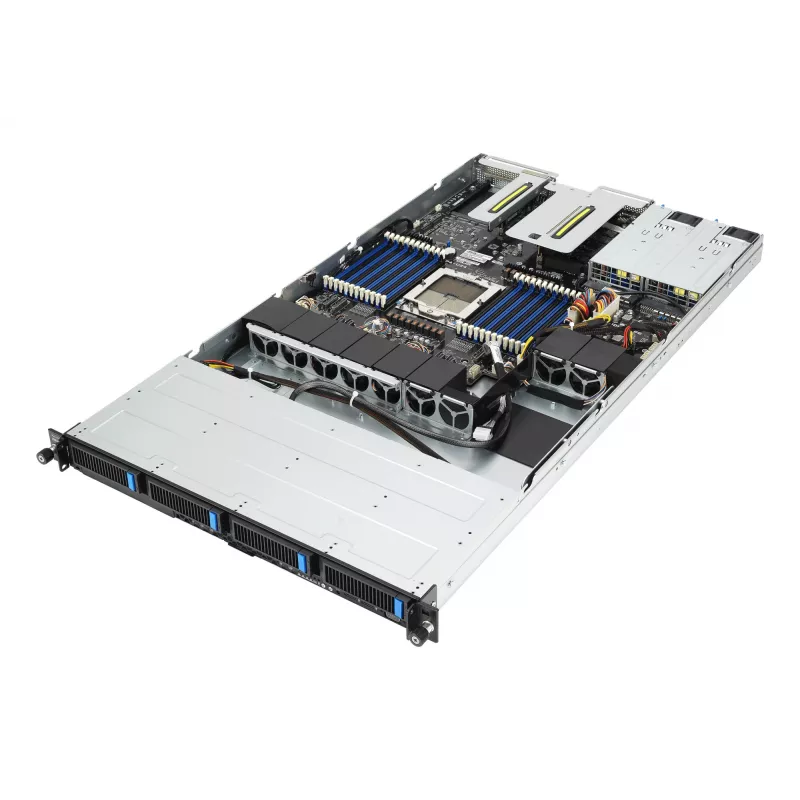 ASUS RS501A-E12-RS4 LGA 6096 Rack (1U) Czarny, Srebrny