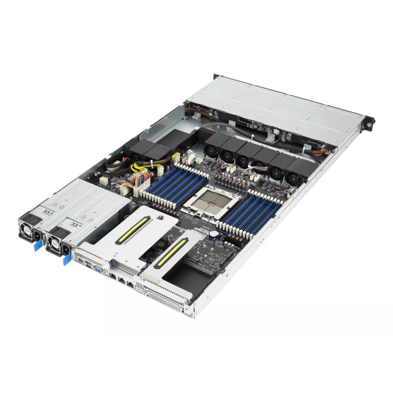 ASUS RS501A-E12-RS4 LGA 6096 Rack (1U) Czarny, Srebrny