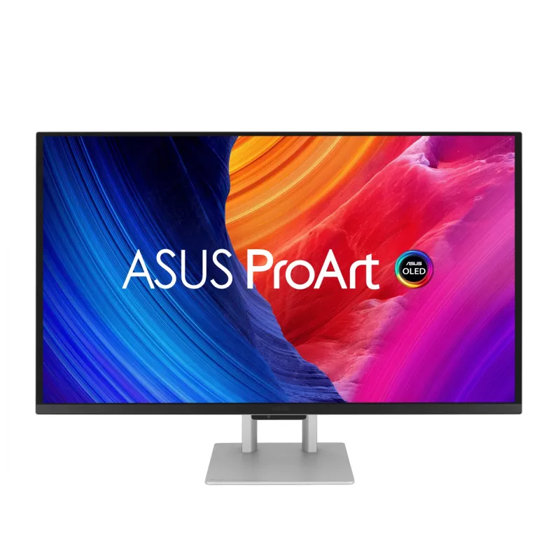 Monitor komputerowy ASUS ProArt PA27UCDMR 67,3 cm (26,5 cala) 3840×2160 4K OLED Srebrny, 0,1 ms, USB 3.2 Gen 2, głośniki, VESA