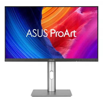 Monitor komputerowy ASUS ProArt PA278CGRV 27 cali (68,6 cm) QHD 2560×1440 IPS LCD srebrny, 5 ms, USB-C, hub USB 3.2, głośniki, VESA, regulacja wysokości