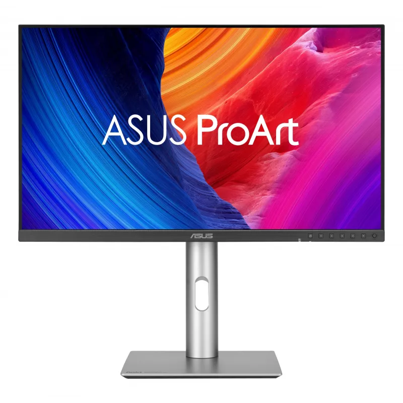 Monitor komputerowy ASUS ProArt PA278CGRV 27 cali (68,6 cm) QHD 2560×1440 IPS LCD srebrny, 5 ms, USB-C, hub USB 3.2, głośniki, VESA, regulacja wysokości