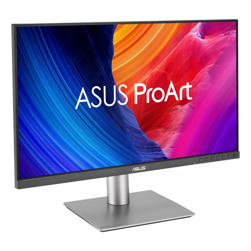 Monitor komputerowy ASUS ProArt PA278CGRV 27 cali (68,6 cm) QHD 2560×1440 IPS LCD srebrny, 5 ms, USB-C, hub USB 3.2, głośniki, VESA, regulacja wysokości