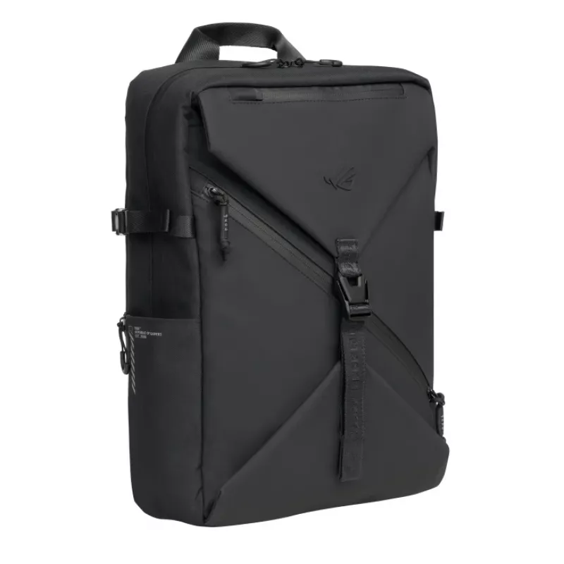 Plecak na laptopa ASUS ROG Archer Backpack 16 BP2600 — pasuje do 40,6 cm (16 cali), poliester i skóra, czarny