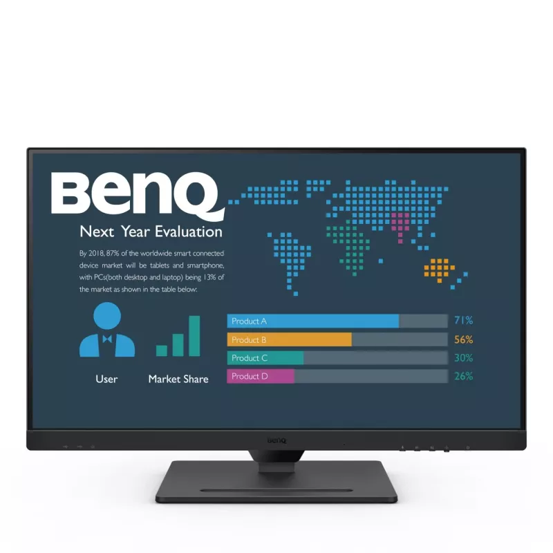 Monitor BenQ BL2790QT 68,6 cm (27 inch) 2560 x 1440 pikseli Quad HD LED czarny