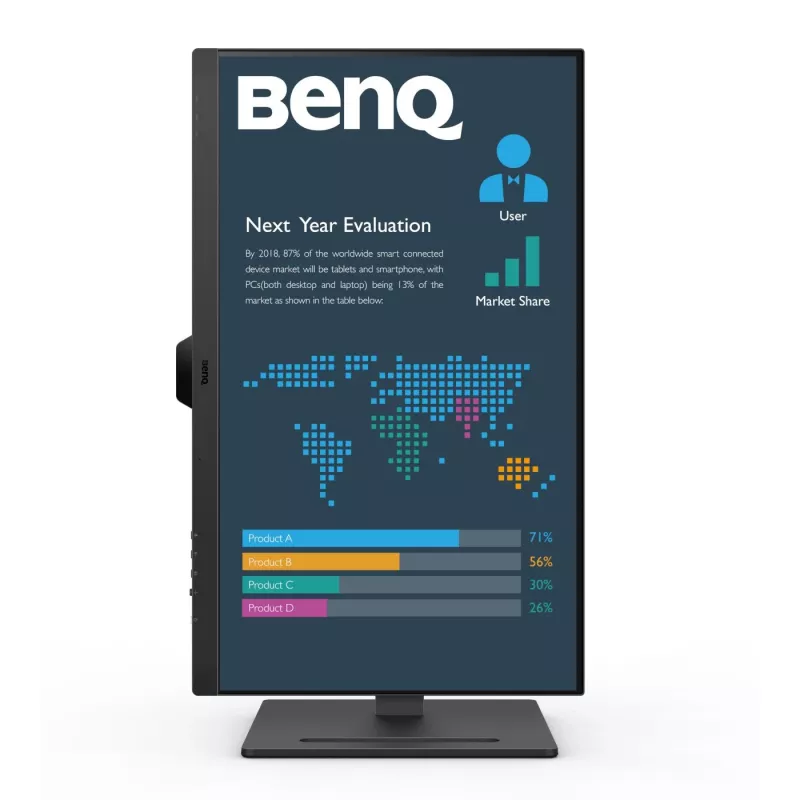 Monitor BenQ BL2790QT 68,6 cm (27 inch) 2560 x 1440 pikseli Quad HD LED czarny