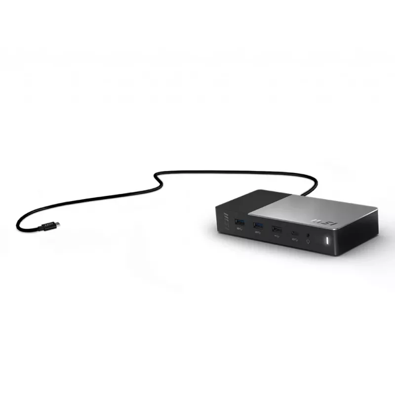 MSI USB-C Docking Station Gen 2 USB 3.2 Gen 2 (3.1 Gen 2) Type-C czarny