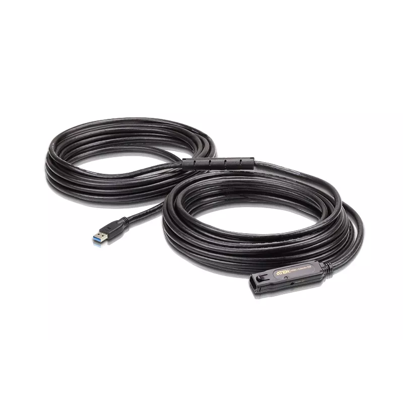 ATEN UE3315 kabel USB USB 3.2 Gen 1 (3.1 Gen 1) 15 m USB A Czarny