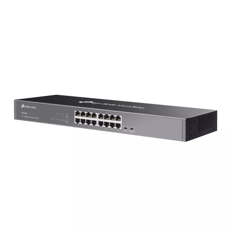 TP-Link Omada DS1016G przełącznik sieciowy Niezarządzalny Gigabit Ethernet (10/100/1000) 1U Czarny