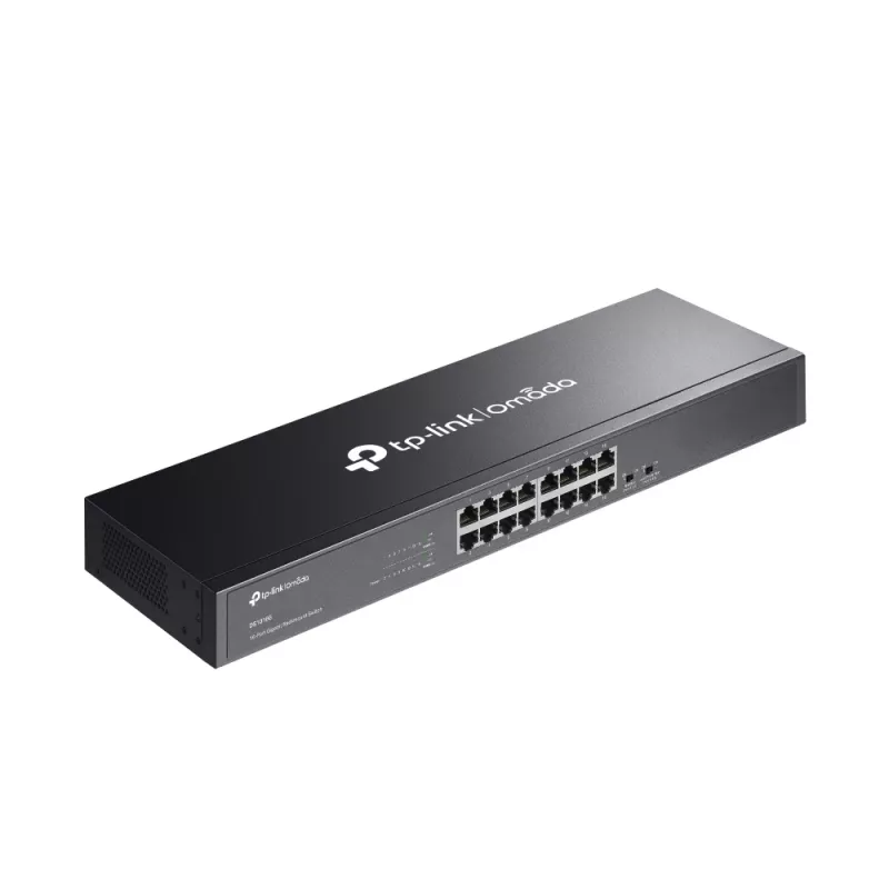 TP-Link Omada DS1016G przełącznik sieciowy Niezarządzalny Gigabit Ethernet (10/100/1000) 1U Czarny