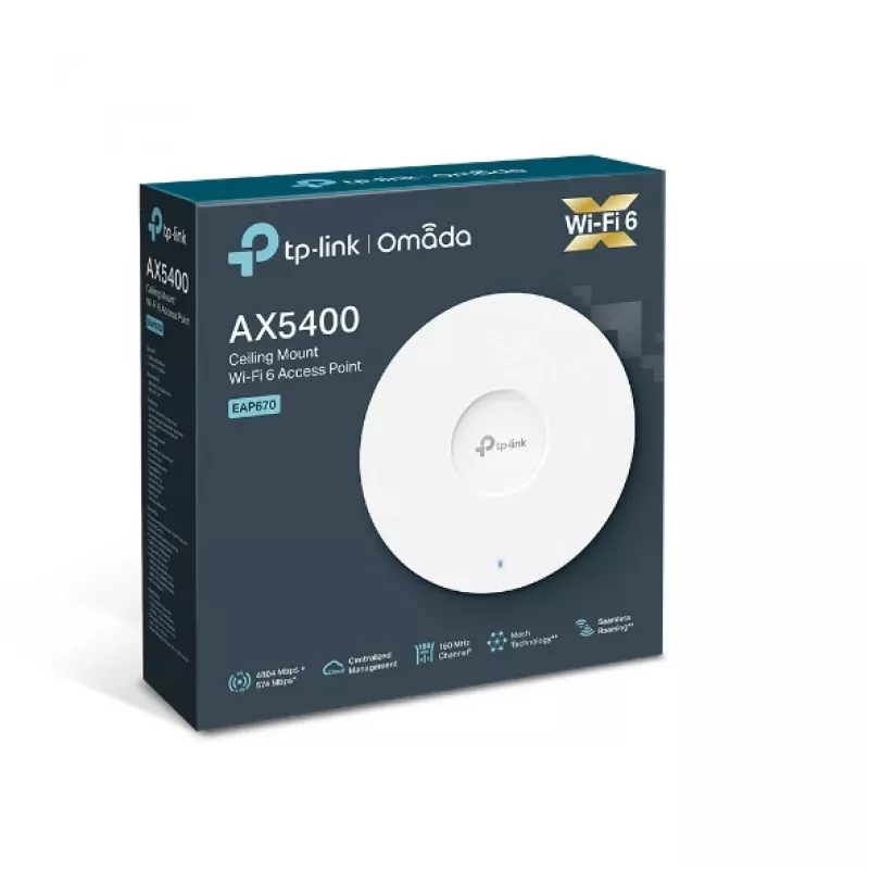 Punkt dostępowy TP-Link Omada AX5400 Wi-Fi 6 2,4 GHz 5 GHz