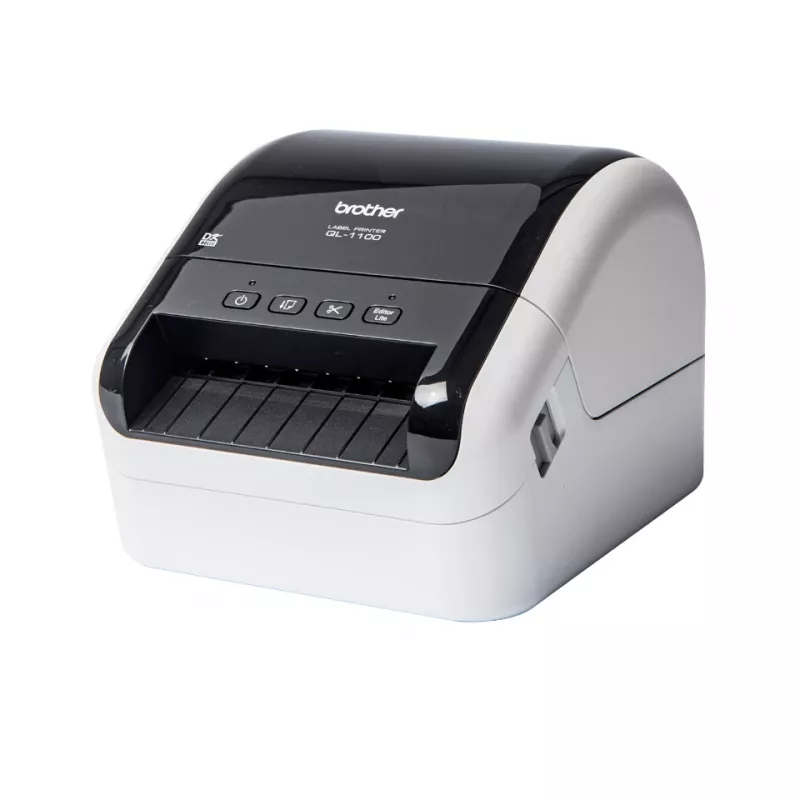 Drukarka etykiet Brother QL-1100C, termiczna bezpośrednia, 300 x 300 DPI, 110 mm/s, przewodowa