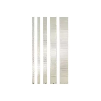 Nobo panele metalowe T-Card Rozmiar 2, 32 sloty, szary, 64 mm, 655 mm, 210 g, 64 mm, 13 mm
