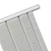 Nobo T-Card Planning Panels Rozmiar 4, Szary, 128 mm, 655 mm, 407 g, 130 mm, 655 mm