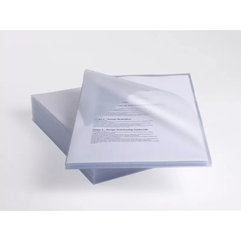 Rexel Anti-Slip A4 Folders Clear (25), Polipropylen (PP), Przezroczysty, 20 arkuszy, 25 szt.