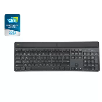 Targus EcoSmart AKB868UK klawiatura Universal Bluetooth QWERTY UK English Czarny