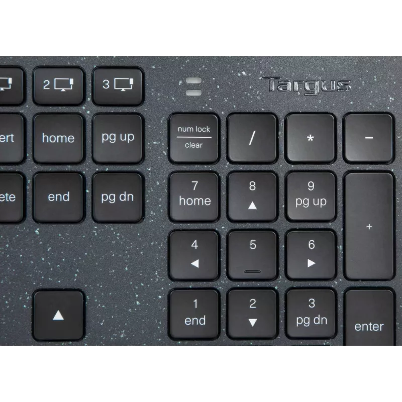 Targus EcoSmart AKB868UK klawiatura Universal Bluetooth QWERTY UK English Czarny