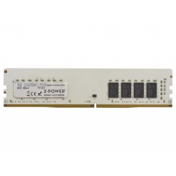 2-Power 16GB DDR4 2133MHZ CL15 DIMM Memory, 16 GB, 1 x 16 GB, DDR4, 2133 MHz, 288-pin DIMM, zielony