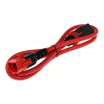 ACT Powercord C13 IEC Lock+ - C14 IEC Lock Dual Locking czerwony 2 m, PC3615