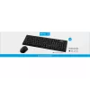 Sandberg Wireless Office DesktopSet INT, Bezprzewodowy, RF Wireless, Membranowa, QWERTY, Czarny, Mysz w zestawie