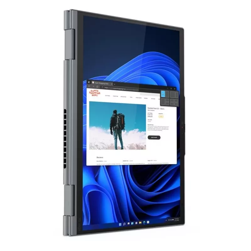 TIER1ASSET Lenovo ThinkPad X1 Yoga Gen 7 Hybrydowy 2-w-1, Intel Core i7-1270P, 14 cali Dotykowy, 32 GB LPDDR5, 512 GB SSD, Windows 11 Pro