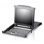 ATEN CL5708N konsola rackowa 48,3 cm (19″) 1280 x 1024 piksele Metal, Plastik Czarny 1U