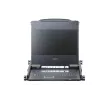 Konsola rackowa ATEN CL6708MW 43,9 cm (17,3 cala) 1920 x 1080 pikseli Metal, Plastik Czarny 1U