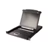 Przełącznik KVM ATEN CL5708M do montażu w szafie rack Czarny 1U 17 cali LCD