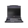 Przełącznik KVM ATEN CL5708M do montażu w szafie rack Czarny 1U 17 cali LCD