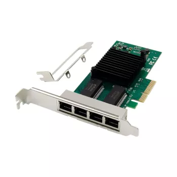 Karta sieciowa MicroConnect I350-T4 PCIe x4 1GbE – 4-portowa Gigabit Ethernet PCIe x4