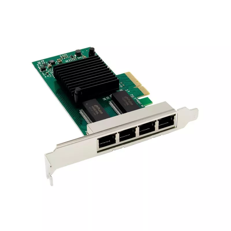 Karta sieciowa MicroConnect I350-T4 PCIe x4 1GbE – 4-portowa Gigabit Ethernet PCIe x4