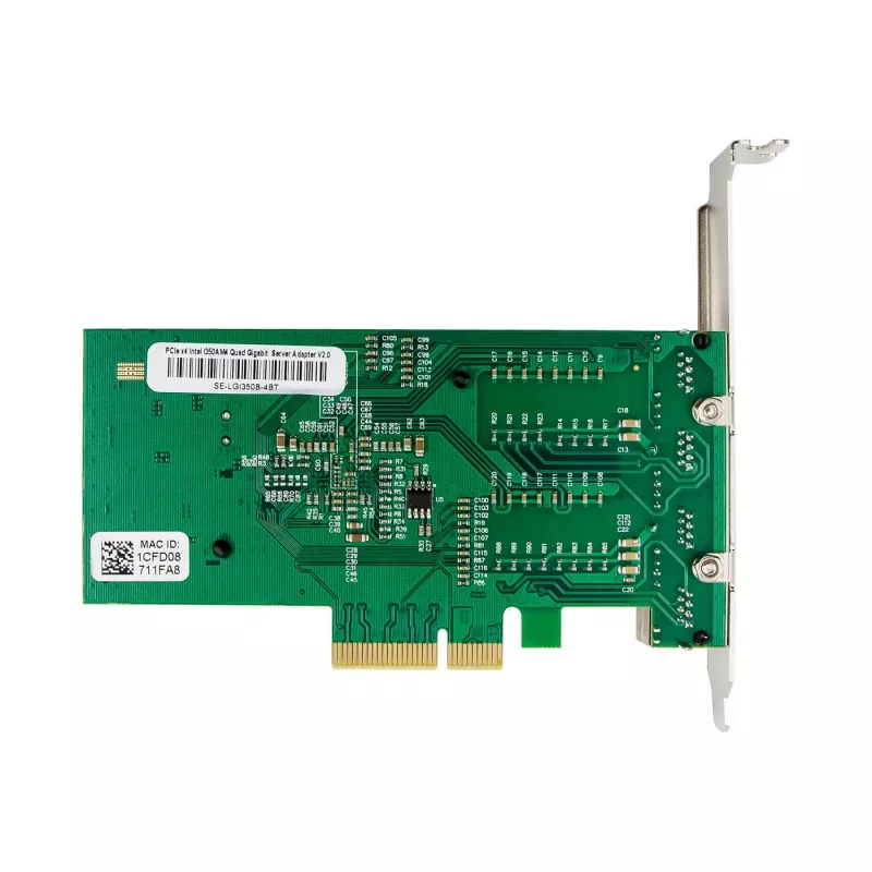 Karta sieciowa MicroConnect I350-T4 PCIe x4 1GbE – 4-portowa Gigabit Ethernet PCIe x4
